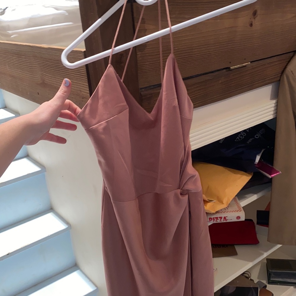 Pink homecoming style dress or summers day . Runs closer to a medium